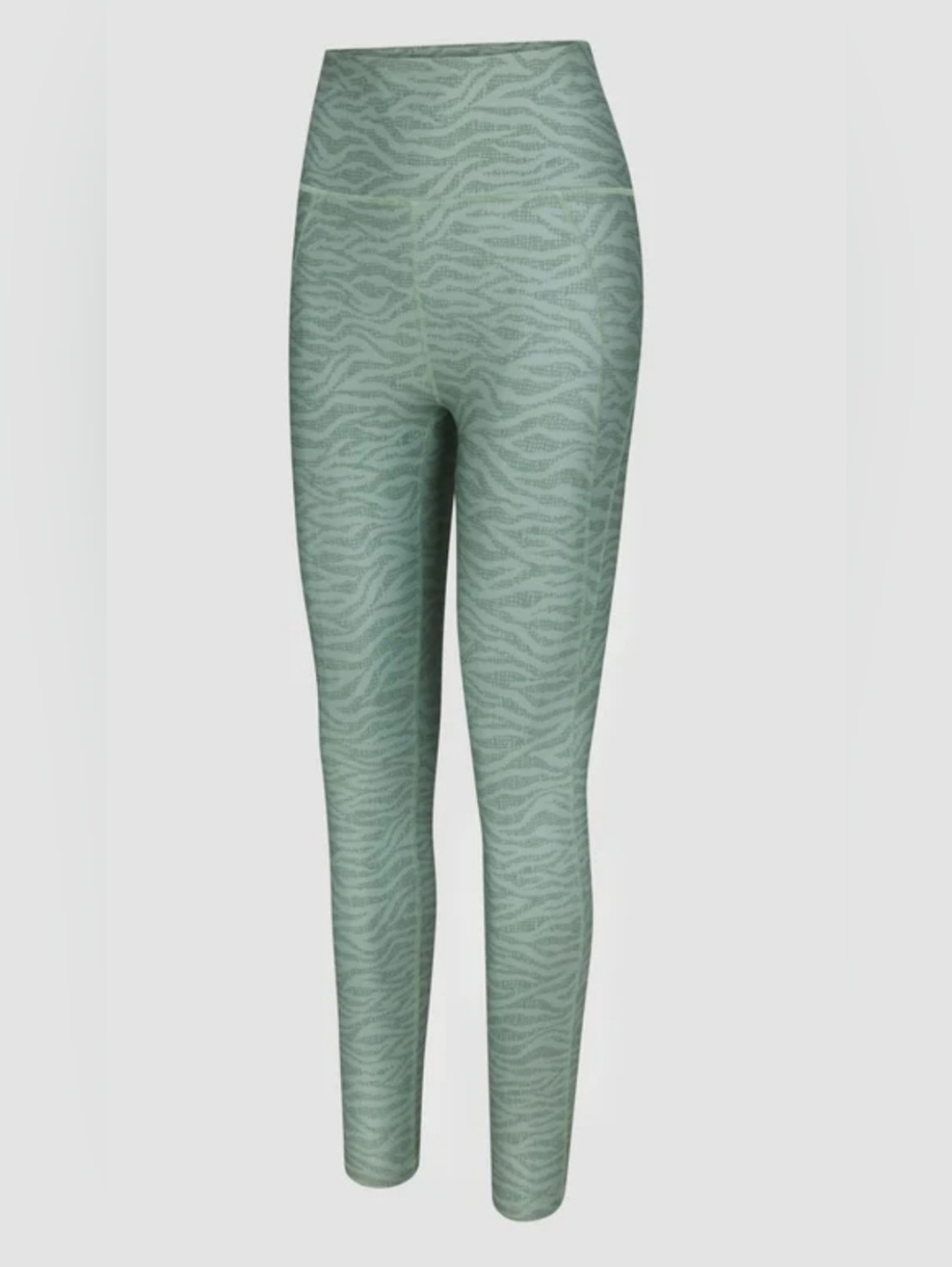Savage X Fenty Sage Green Zebra-Print Leggings